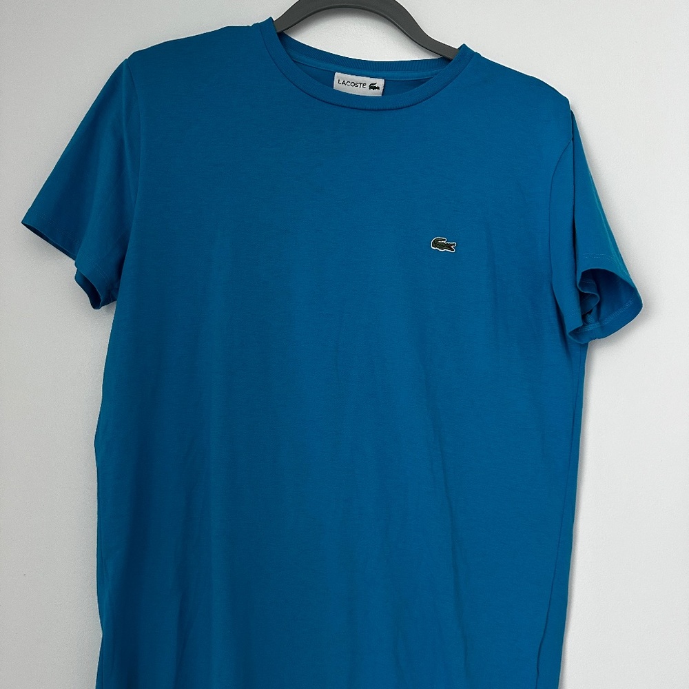Lacoste Tee Pima Cotton Blue - Medium